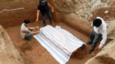  Phát hiện ngôi mộ cổ tại nút giao Đào Tấn - Bưởi