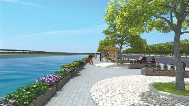  Xây dựng mảng xanh nghệ thuật ven kênh Nhiêu Lộc- Thị Nghè