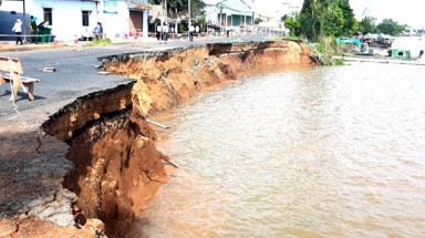  Cảnh báo về tình trạng sụt lún tại Đồng bằng sông Cửu Long