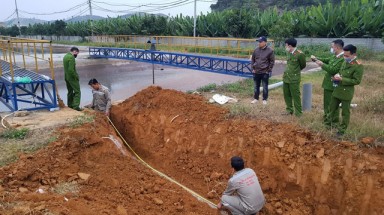  Phạt Công ty BHL Sơn La hơn 1,2 tỉ đồng do đào cống ngầm xả thải xuống lòng đất