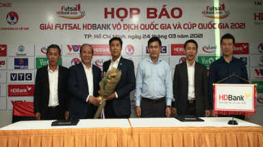  Họp báo công bố các giải Futsal Quốc gia năm 2021