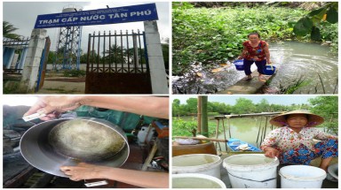  Cần Thơ: Lạ đời chuyện dân lấy nước máy dội bồn cầu, múc nước sông… nấu ăn