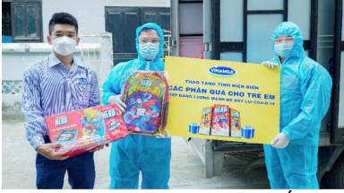  Quỹ Sữa Vươn Cao Việt Nam kịp thời đến với trẻ em Điện Biên trong mừa dịch