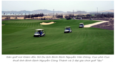  Phải kỷ luật nghiêm lãnh đạo sở ở Bình Định đi chơi golf khi tỉnh đang chống dịch