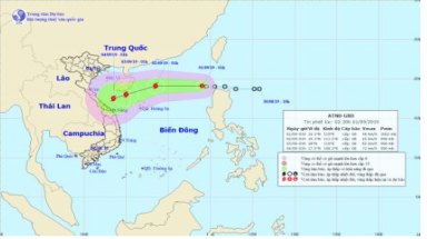 Áp thấp nhiệt đới đã đi vào biển Đông có khả năng trở thành bão số 5