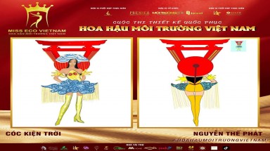  Tác phẩm dự thi thiết kế Quốc phục dành cho đại diện Việt Nam tại Miss Eco (bài 17)
