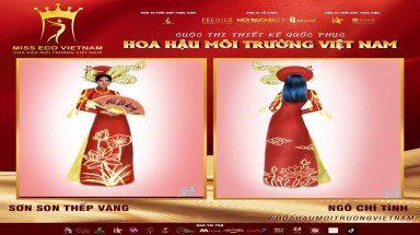  Tác phẩm dự thi thiết kế Quốc phục dành cho đại diện Việt Nam tại Miss Eco (bài 18)