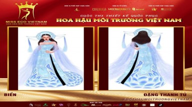 Tác phẩm dự thi thiết kế Quốc phục dành cho đại diện Việt Nam tại Miss Eco (bài 6)