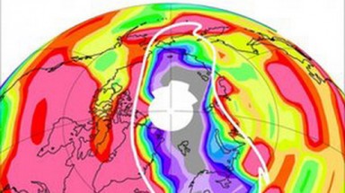  Xuất hiện lỗ thủng tầng ozone ở Bắc cực