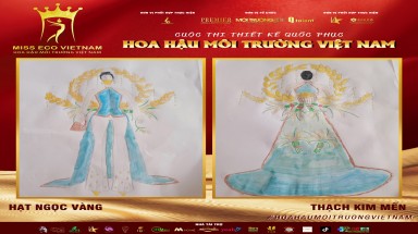  Tác phẩm dự thi thiết kế Quốc phục dành cho đại diện Việt Nam tại Miss Eco (Bài 41)