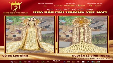  Tác phẩm dự thi thiết kế Quốc phục dành cho đại diện Việt Nam tại Miss Eco (Bài 42)