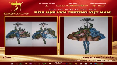  Tác phẩm dự thi thiết kế Quốc phục dành cho đại diện Việt Nam tại Miss Eco (QP 043: Sống)