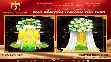 Tác phẩm dự thi thiết kế Quốc phục dành cho đại diện Việt Nam tại Miss Eco (Bài 31)