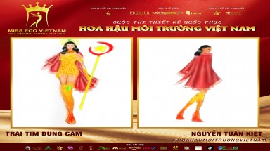Tác phẩm dự thi thiết kế Quốc phục dành cho đại diện Việt Nam tại Miss Eco (Bài 35)