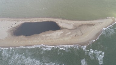  Cồn cát trên biển Cửa Đại giảm 1,5 ha