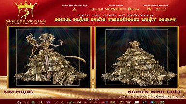  Tác phẩm dự thi thiết kế Quốc phục dành cho đại diện Việt Nam tại Miss Eco: QP 053 - Kim Phụng