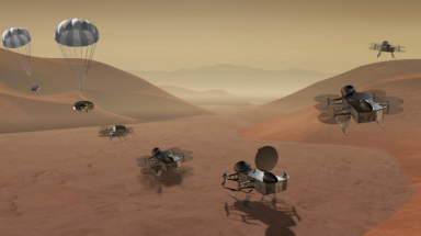  NASA tung chuồn chuồn máy lên mặt trăng của sao Thổ