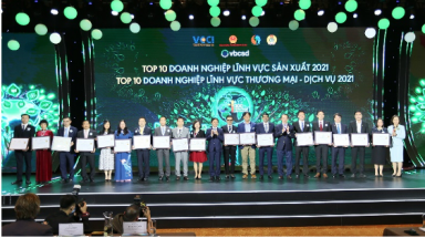  Vinamilk năm thứ 6 liên tiếp được vinh danh trong Top 10 Doanh nghiệp bền vững tại Việt Nam 
