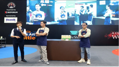  Vinamilk khẳng định vị thế trong pha chế tại đấu trường quốc tế Asia Latte Art Battle