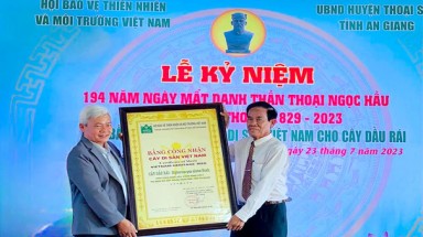  CÂY DI SẢN VIỆT NAM: Công nhận Cây Di sản đầu tiên tại huyện Thoại Sơn - An Giang