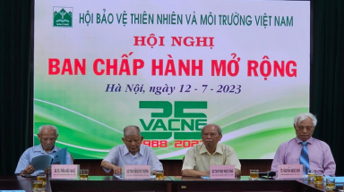 Hội nghị Ban Chấp hành Trung ương Hội BVTN&MT Việt Nam mở rộng năm 2023:Thống nhất giữ nguyên vị trí Chủ tịch Hội