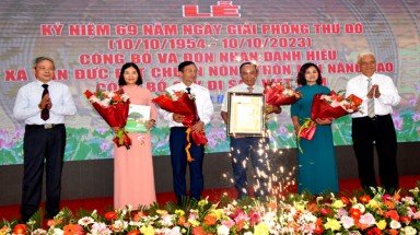  Lễ đón Bằng Công nhận 4 Cây Di sản Việt Nam tại huyện Gia Lâm, Hà Nội