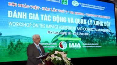  Hội thảo ĐTM Việt Nam – Hàn Quốc lần thứ 7 với chủ đề “Đánh giá tác động và Quản lý xung đột”.